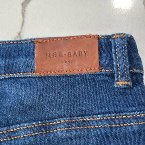 MANGO | Kids Baby Denim Skinny Blue Jeans 12-18 Months - Picture 6 of 9